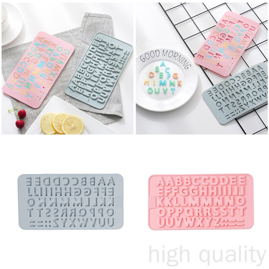 Khuôn Silicon Làm Bánh Tạo Hình Chữ Cái Sáng Tạo 998