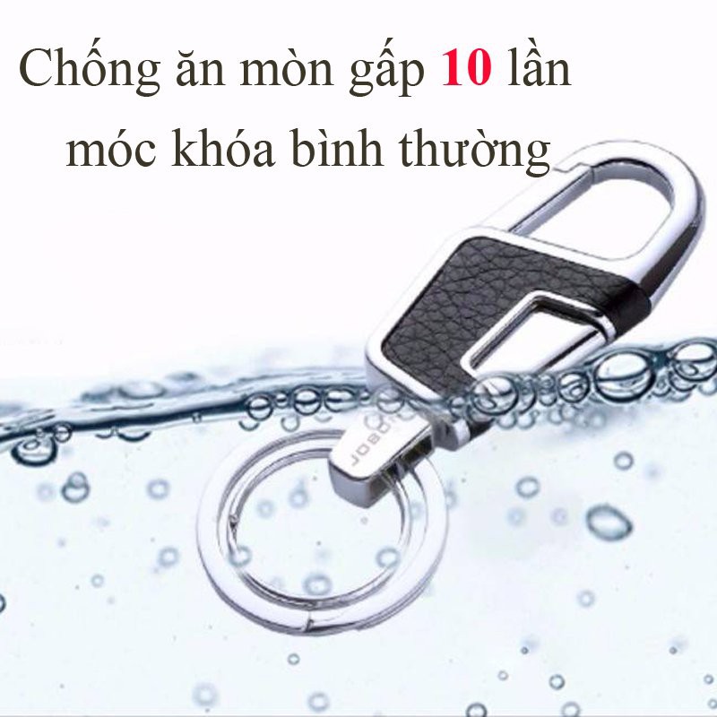 [RẺ NHẤT SHOPEE] Móc Khóa Xe Ô Tô Xe Máy Jobon ZB-6611, Chất Liệu Inox Không Rỉ - Nhiều Màu