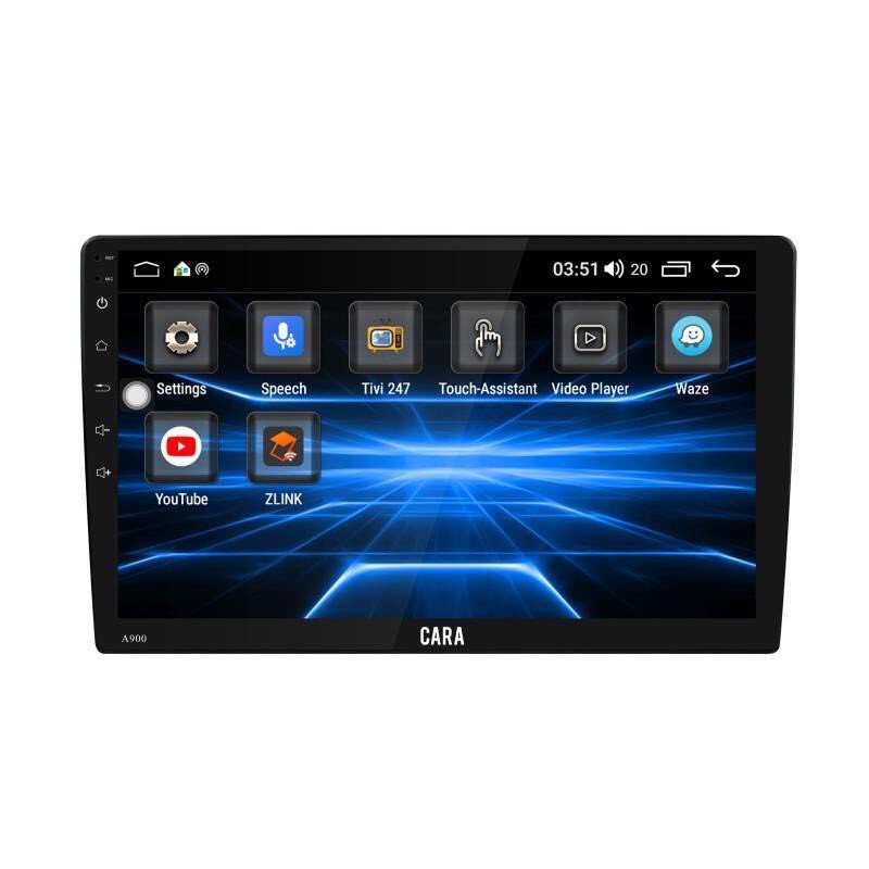 MÀN HÌNH DVD ANDROID CARA A900-CHIP 8 NHÂN MẠNH MẼ VỀ XỬ LÝ-GOOGLE MAP VÀ YOUTUBE MƯỢT MÀ