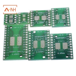 Bộ 35 bảng mạch pcb msp ssop tssop sot23 8 10 14 16 20 24 28