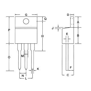 Bộ 5 Chân Máy In-line E13005-2 TO-220
