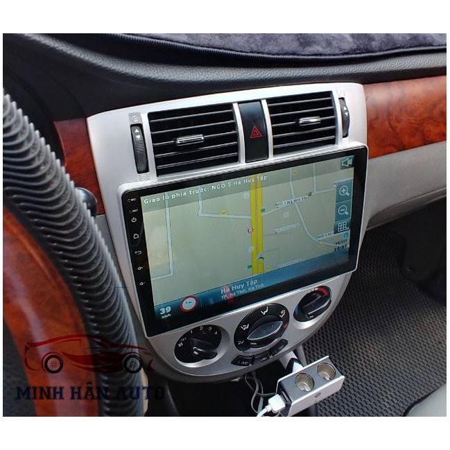 Màn hình cho xe LACETTI 2007-2011 nghe nhạc, xem phim, bản đồ, camera lùi, Camera hành trình android