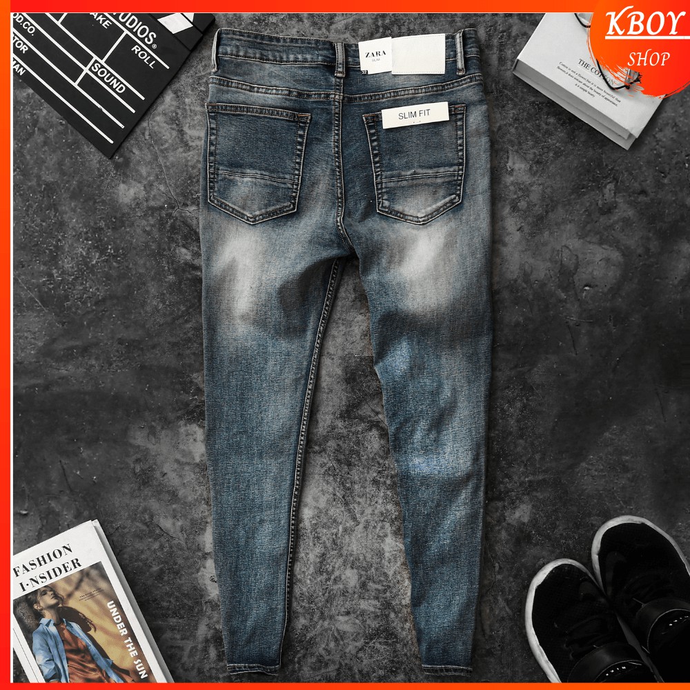 Quần jean nam trơn KBOY SHOP quần bò  form trẻ trung ,chất bò cao cấp vải mềm mịn hợp dáng với 3 màu bassic - QJ29 | BigBuy360 - bigbuy360.vn