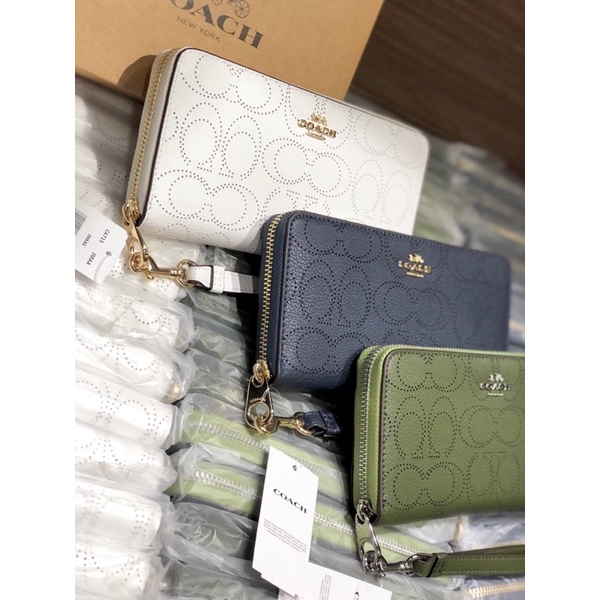 Ví Coach Long Zip full box sang chảnh
