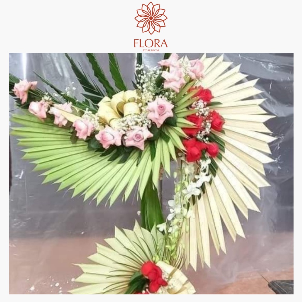 Lá cọ non nõn cọ cắm hoa , trang trí decor siêu đẹp chụp hình FLORA DECOR store