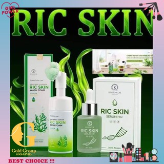 [Gold Group] COMBO Sữa rửa mặt + serum Ric Skin
