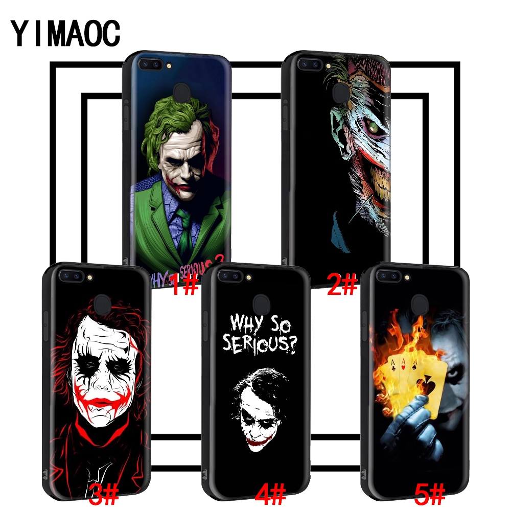 Ốp điện thoại dẻo hình Joker độc đáo cho OPPO A3S A5 A37 A39 A5S A7 A59 F1S F3 A1 F5 F7 F9 66A