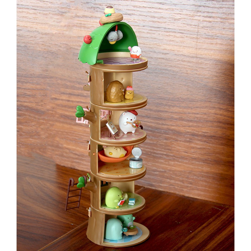 ⭐Móc Khóa Hình Động Vật Dễ Thương⭐Mô Hình Búp Bê 6 Góc 6 / 6 Âm Nhạc Xếp Chồng Lên Nhau Trang Trí Nhà Cửa