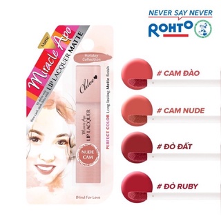 son Miracle apo lip lacquer matte phiên bản Holiday