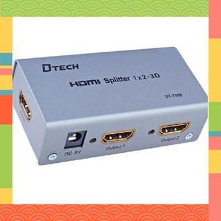 Bộ chia HDMI 1 Ra 2 Dtech Full HD Và 4K