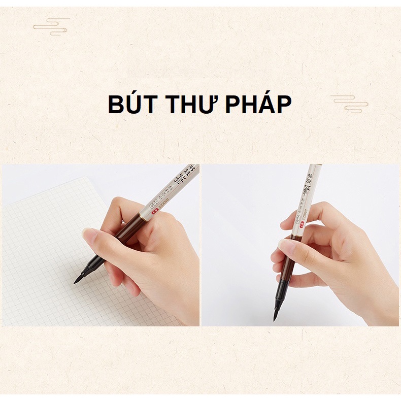 [Ship hỏa tốc] Brush Pen - Bút lông viết / vẽ thư pháp Baoke S7 - S8 có thể bơm mực - ByLy Store