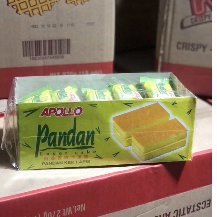 Bánh Bông Lan Mềm Richy Nhập Khẩu Vị Lá Dứa 360g