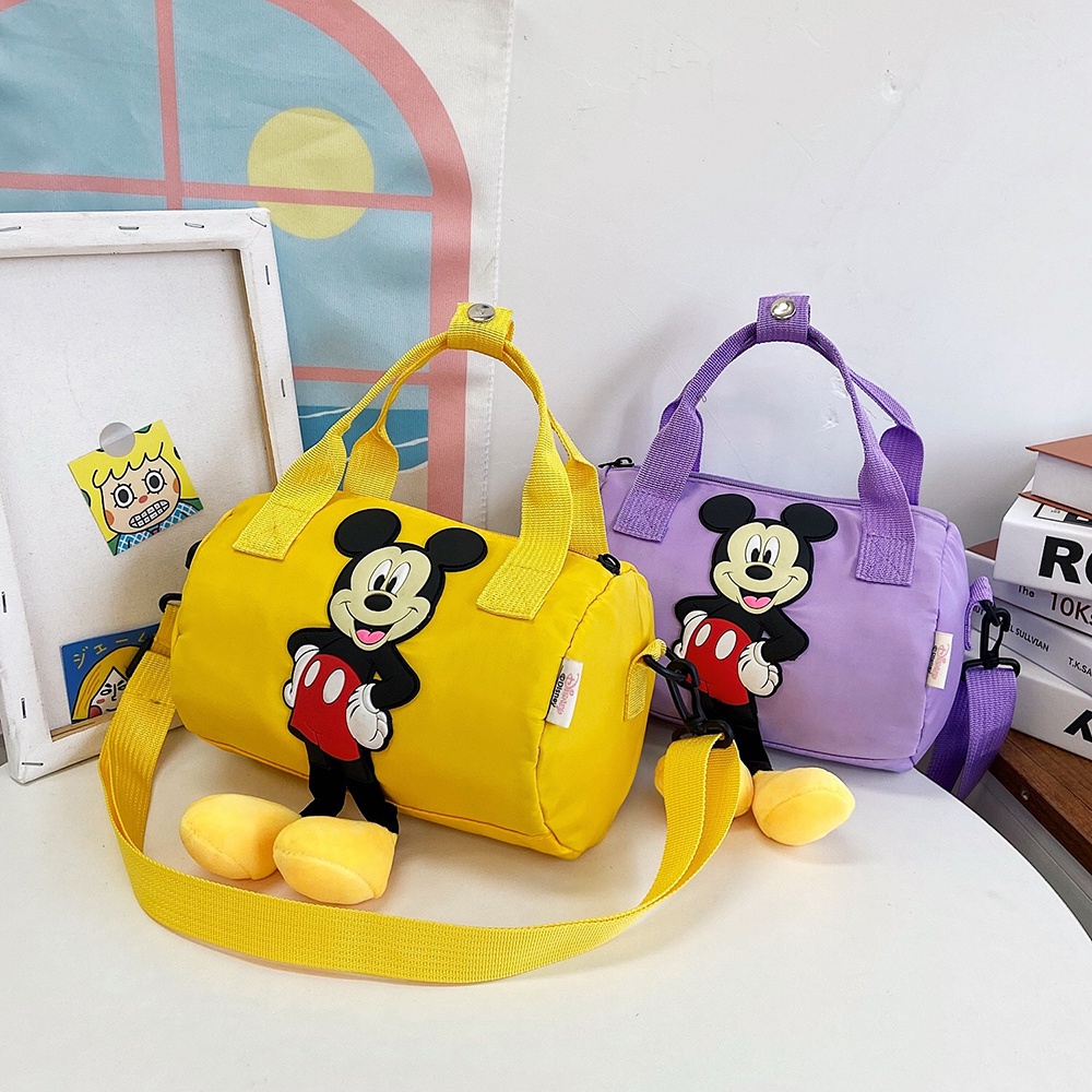 DISNEY Ba Lô Đeo Vai Họa Tiết Hoạt Hình Hello Kitty/ Pikachu/ Hello Kitty Dễ Thương Cho Bé