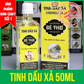 TINH DẦU SẢ (CHAI NHỎ) - THƯƠNG HIỆU BÉ THƠ [CHÍNH HÃNG]
