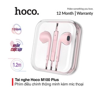 ⚡NowShip⚡ TAI NGHE ÂM THANH HAY HOCO M55 NHÉT TAI DÂY CÓ MIC JACK 3.5mm cho Điện Thoại IPhone Android - H2N