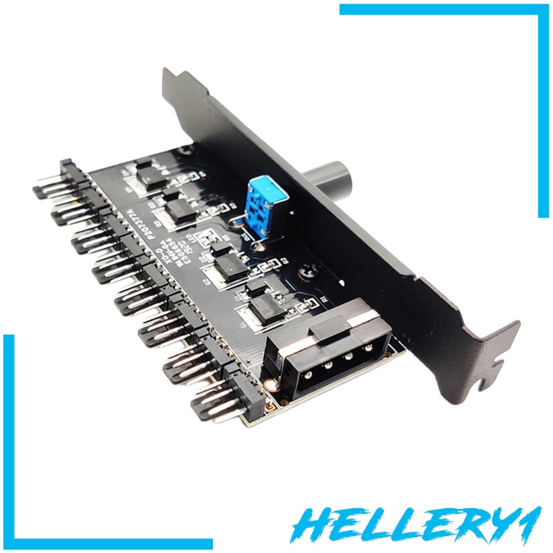 [Hellery1] Bộ Điều Chỉnh Tốc Độ Quạt Tản Nhiệt Hub 3 / 8 / 4 / 3 Chấu Cho