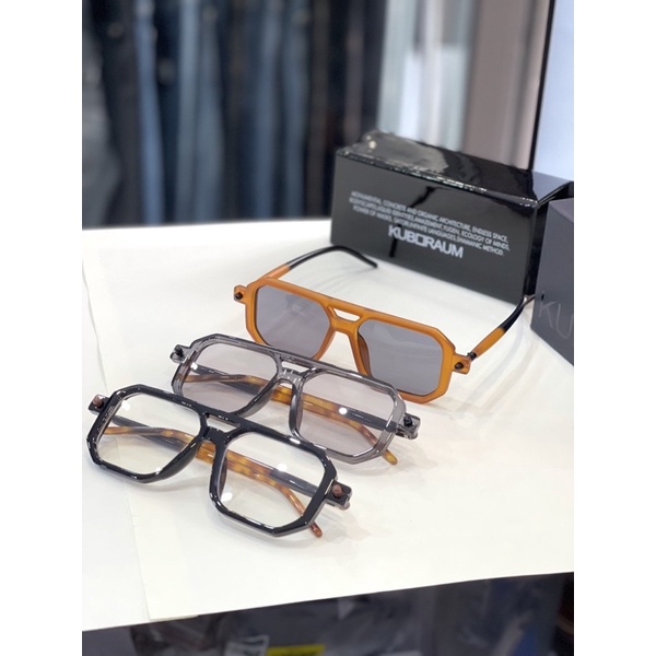 Gọng kính Cận thời trang nam nữ Kuboraum Chống Uv,Kính râm thời trang Germany Fullbox Bảo Hành 3 tháng
