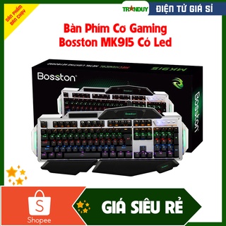 Bàn Phím Cơ bàn phím gaming Bosston MK915 Có Led phụ kiện máy tính K029