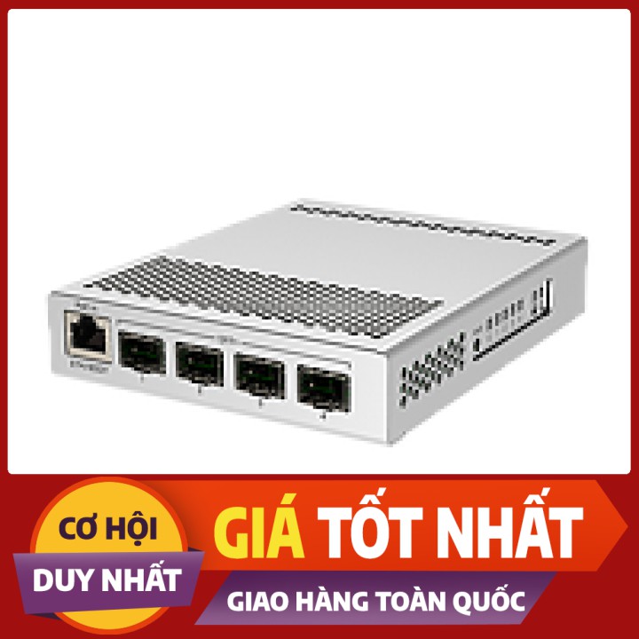 Thiết bị chuyển mạch Switch Mikrotik CRS305-1G-4S+IN - Nhập khẩu & Bảo hành chính hãng 12 Tháng - Hỗ trợ kỹ thuật 24/7