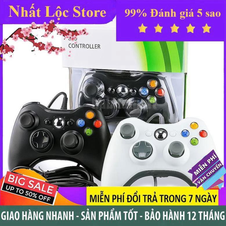 Tay Cầm Chơi Game Xbox 360 ( Hàng Mới FULLBOX ) Hỗ trợ tất cả các thiệt bị Android ,PC , PS3, PS4