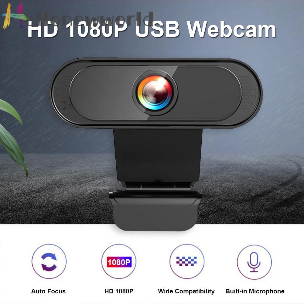 Webcam 1080p Full Hd 30fps Usb 2.0 Kèm Mic Cho Pc Tv