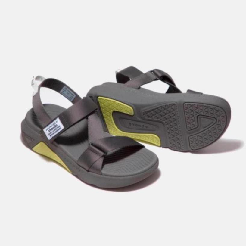 [Sale 3/3]Giày Sandals Shondo F7 Racing F7R2020 đế xám phối xanh dạ quai xám P09 ^