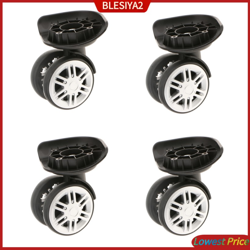 4 x Replacement Luggage Suitcase Wheels Swivel Universal Wheel YJ-002 Black