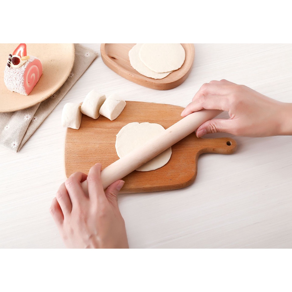 Cây Lăn Bột Làm Bánh Bằng Gỗ 28CM