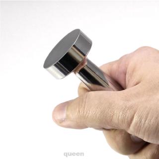 Coffee Tamper Flat Base Long Handle Stainless Steel Portable Kitchen Solid For Nespresso