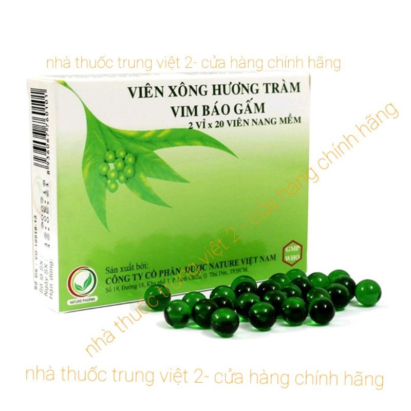 Viên xông tinh dầu hương tràm