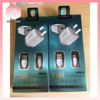 Bộ củ sạc dây sạc casim t101 dành cho iphone