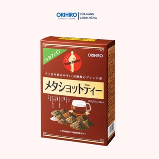 Trà Meta Shot Tea Orihiro hỗ trợ giảm mỡ bụng 30 gói/hộp