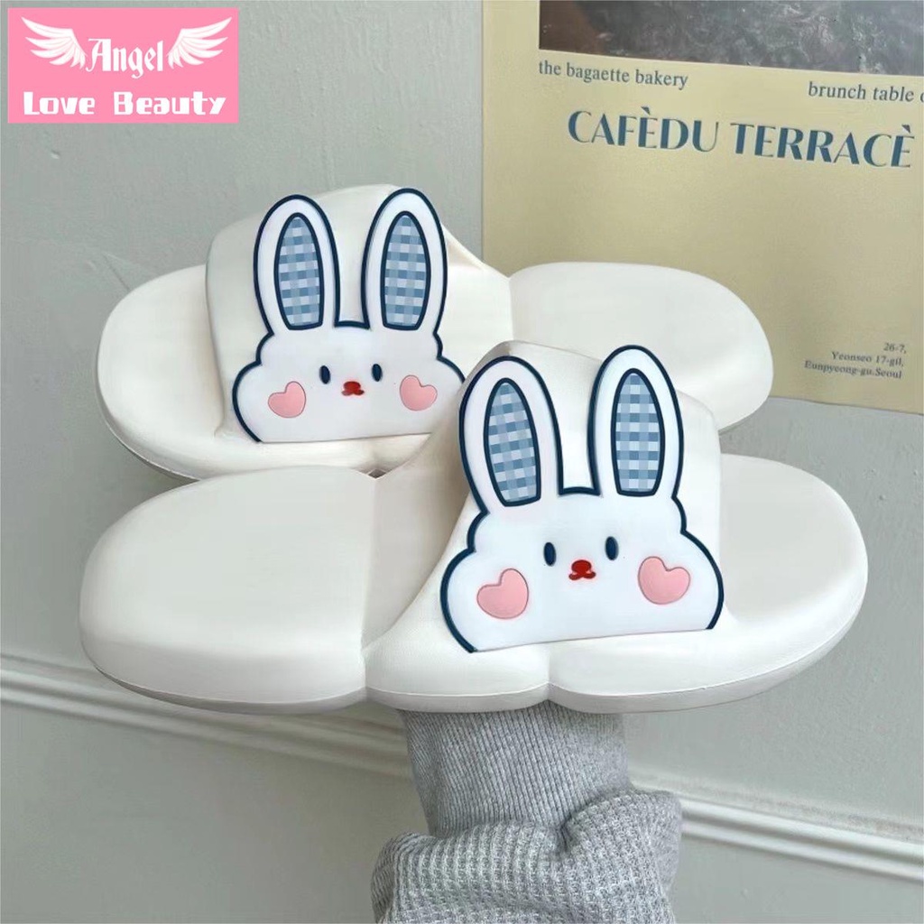 Dép Đi Trong Nhà Đế Dày Mềm Mại Chống Trượt Hình Thỏ Dễ Thương Cho Nữ