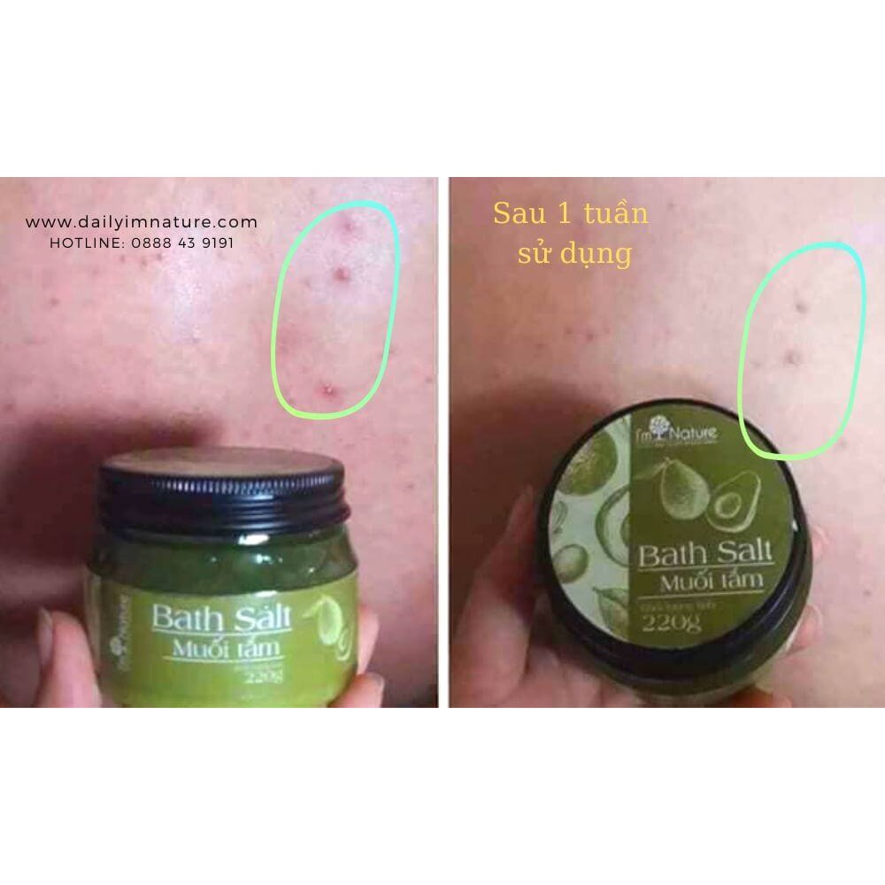 Muối Tắm Thảo Mộc I'm Nature - Muối Tắm Giảm Mụn Lưng, Mụn Body, Viêm Nang Lông 220Gr | BigBuy360 - bigbuy360.vn