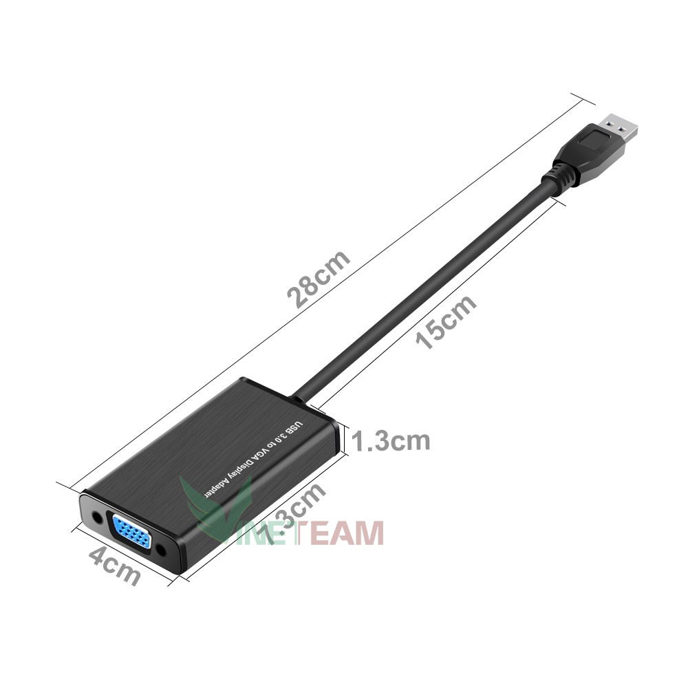 Cáp chuyển usb 3.0 sang vga onten -dc3277