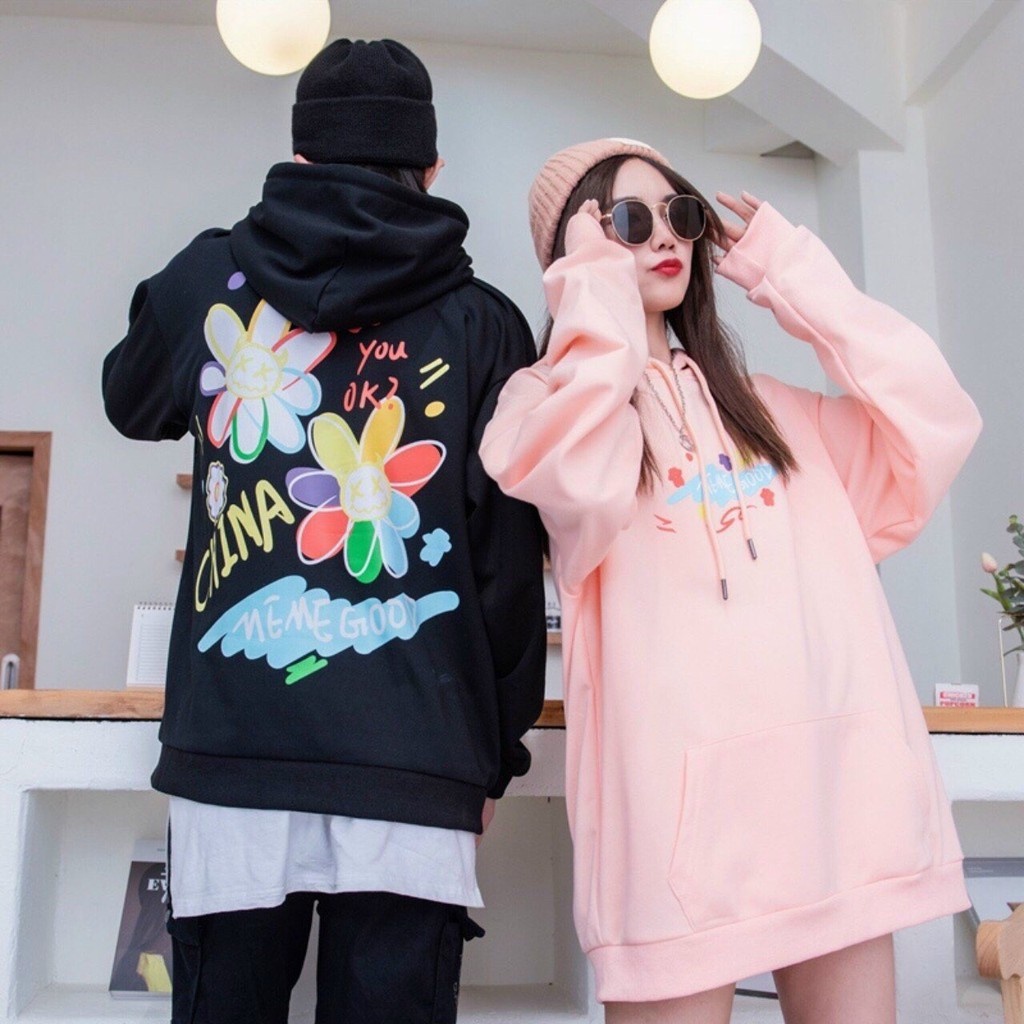 ÁO KHOÁC HOODIE NỮ IN HÌNH CHỮ PHONG CÁCH