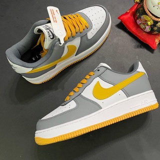 Giày af 1 xám vàng, giày air force 1 sc, giày phối màu sang phối đồ xả láng