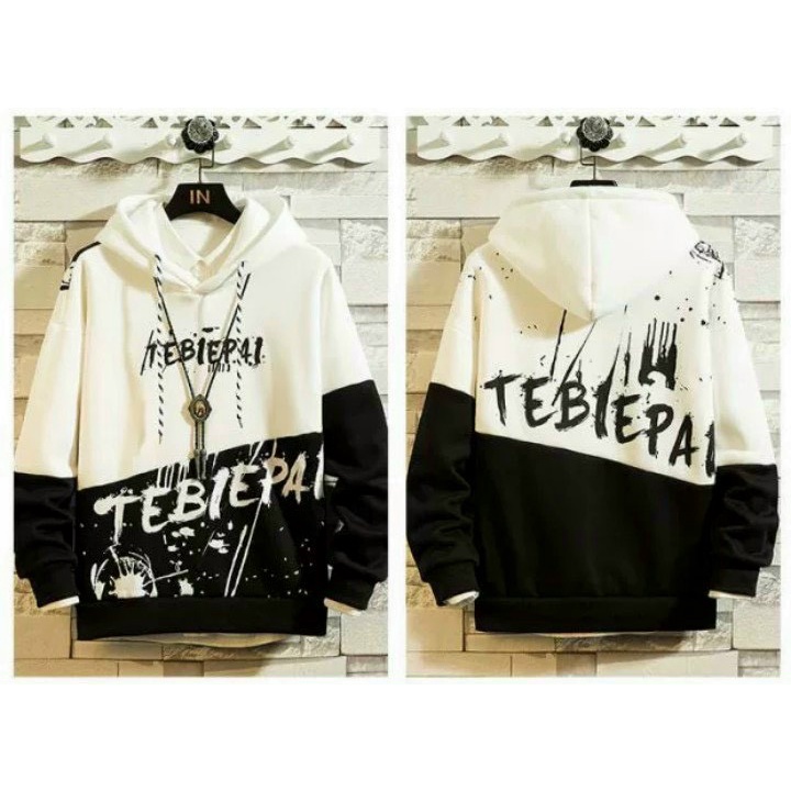 ÁO HOODIE PHỐI MÀU IN CHỮ NAM-NỮ FROM 70KG