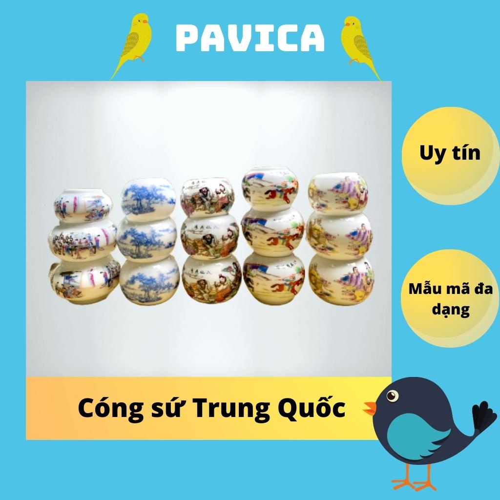 Cóng chào mào sứ trung quốc PAVICA siêu đẹp bền bỉ đa dạng mẫu mã