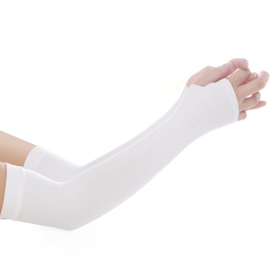 Găng Tay Chống Nắng Xỏ Ngón, Bao Tay Chơi Thể Thao Ngoài Trời, Đi Xe Máy, Chống Tia UV, Co Giãn, Dành Cho Nam Nữ