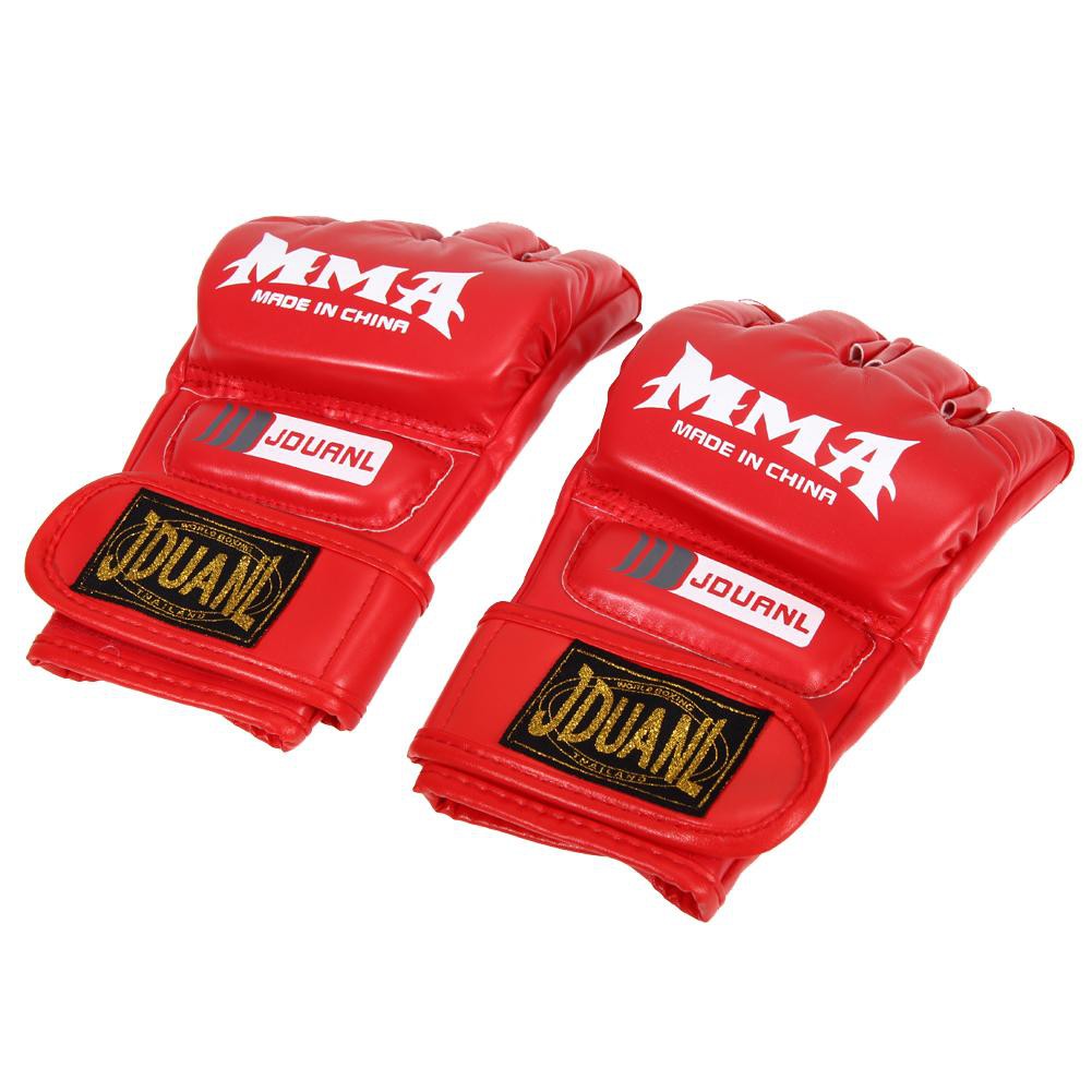 MMA Muay Thai Gym Punching Bag Half Găng Train Sparring Kick Boxing Găng tay
