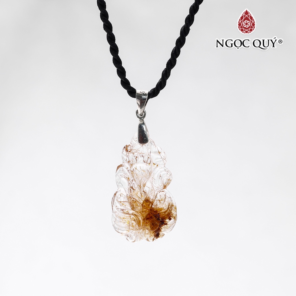 Mặt dây chuyền nữ hoàng hồ ly TA tóc đỏ cam - Ngọc Quý