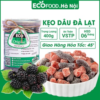 Kẹo Dâu Tằm 400G Ecofood - Đồ ăn vặt Việt Nam - An toàn vệ sinh thực phẩm