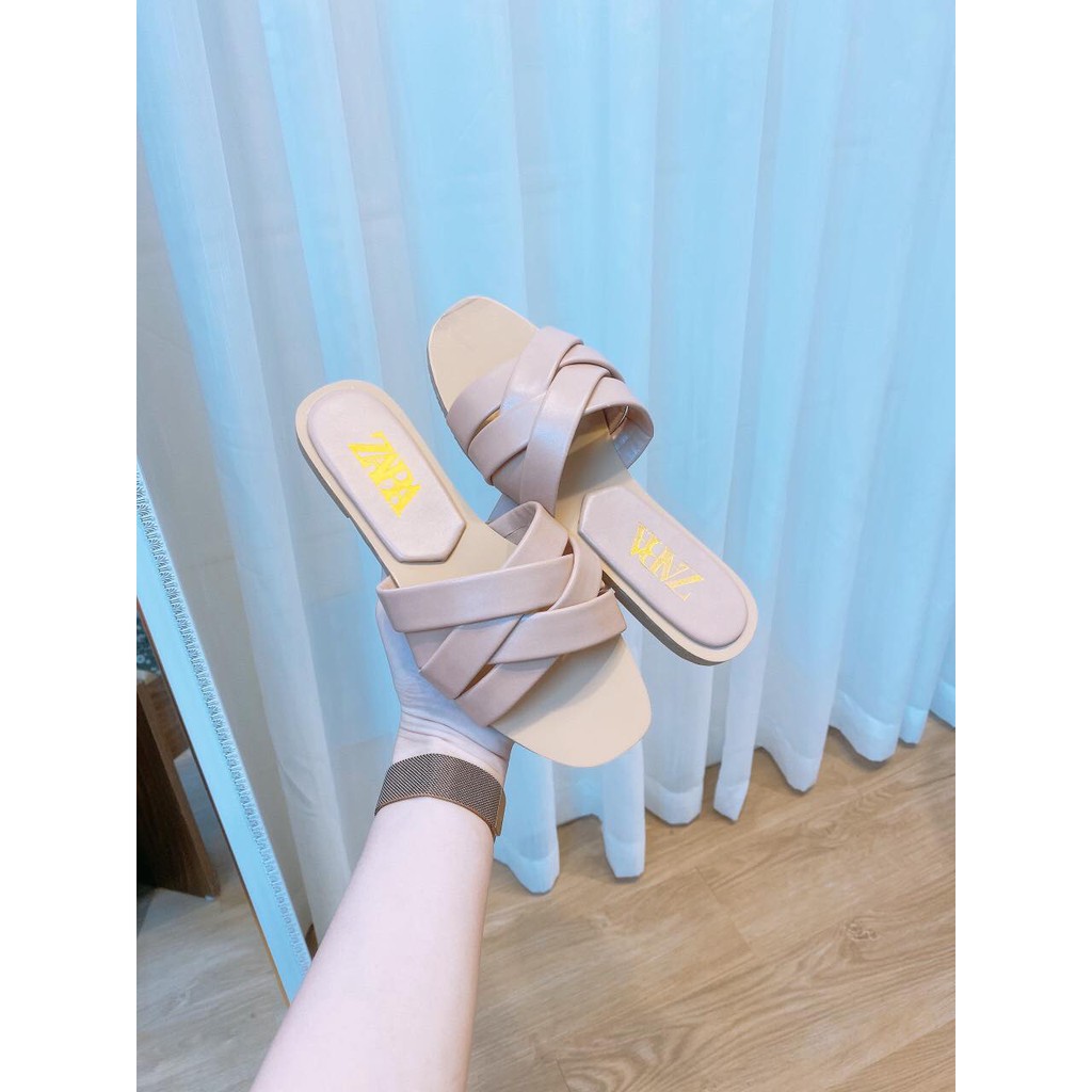 Dép lê zara quai xoắn | BigBuy360 - bigbuy360.vn