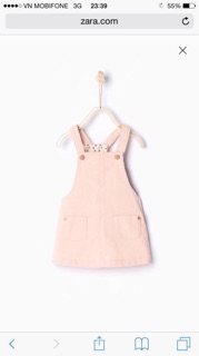 Váy yếm zara cho bé gái