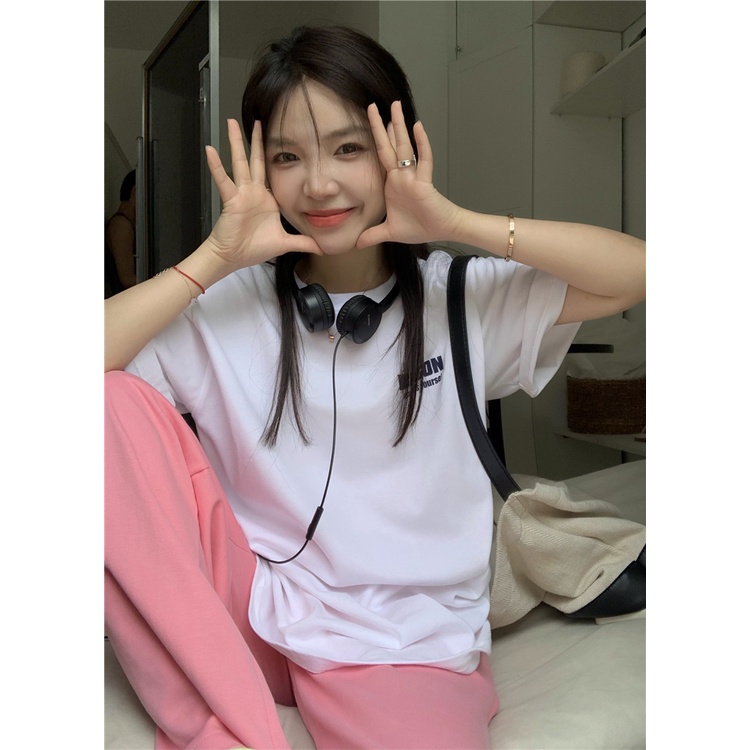 NRVP Áo Thun Nữ Tay Ngắn In Hình Phong Cách Hàn Quốc Thời Trang Mùa Hè 2022