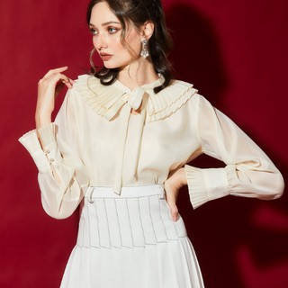  Áo voan kiểu nữ tay dài
