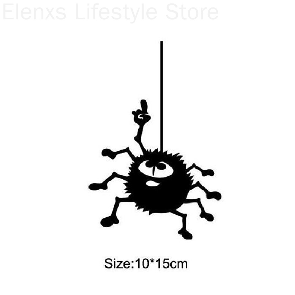 Miếng Dán Tường Trang Trí Công Tắc Hình Nhện