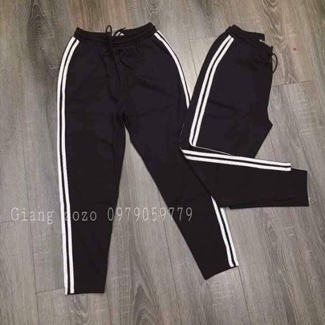 Quần legging 2 sọc thể thao