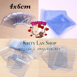 10 Túi zip khóa dày trong suốt